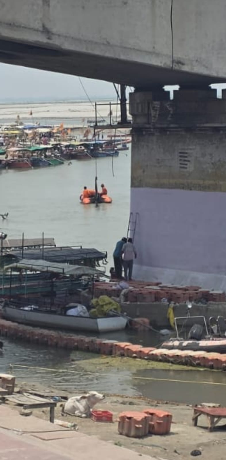 Searching for 15 km in Saryu... disappointment in hand, hope fading