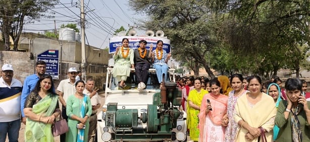 Victory Procession Held in Honor of Government School Students