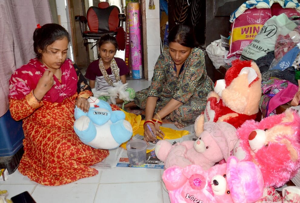 Providing employment to women along with training