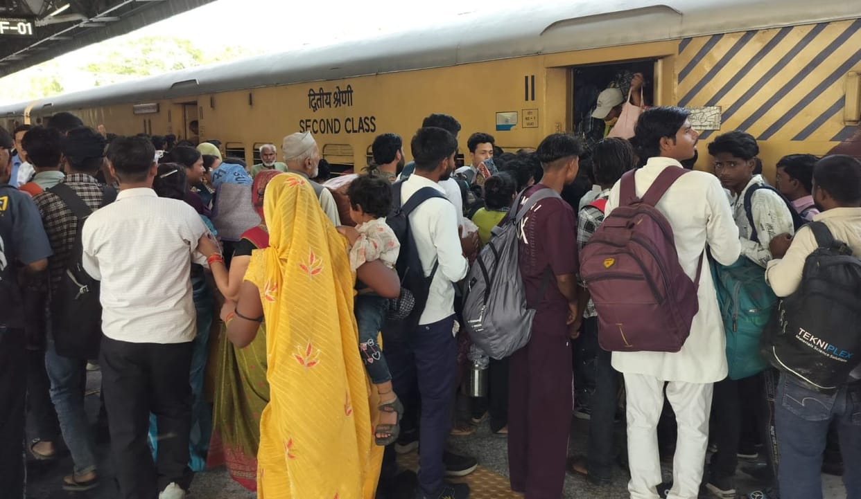 Widening work underway on the Badaun-Bareilly route has increased difficulties for commuters.