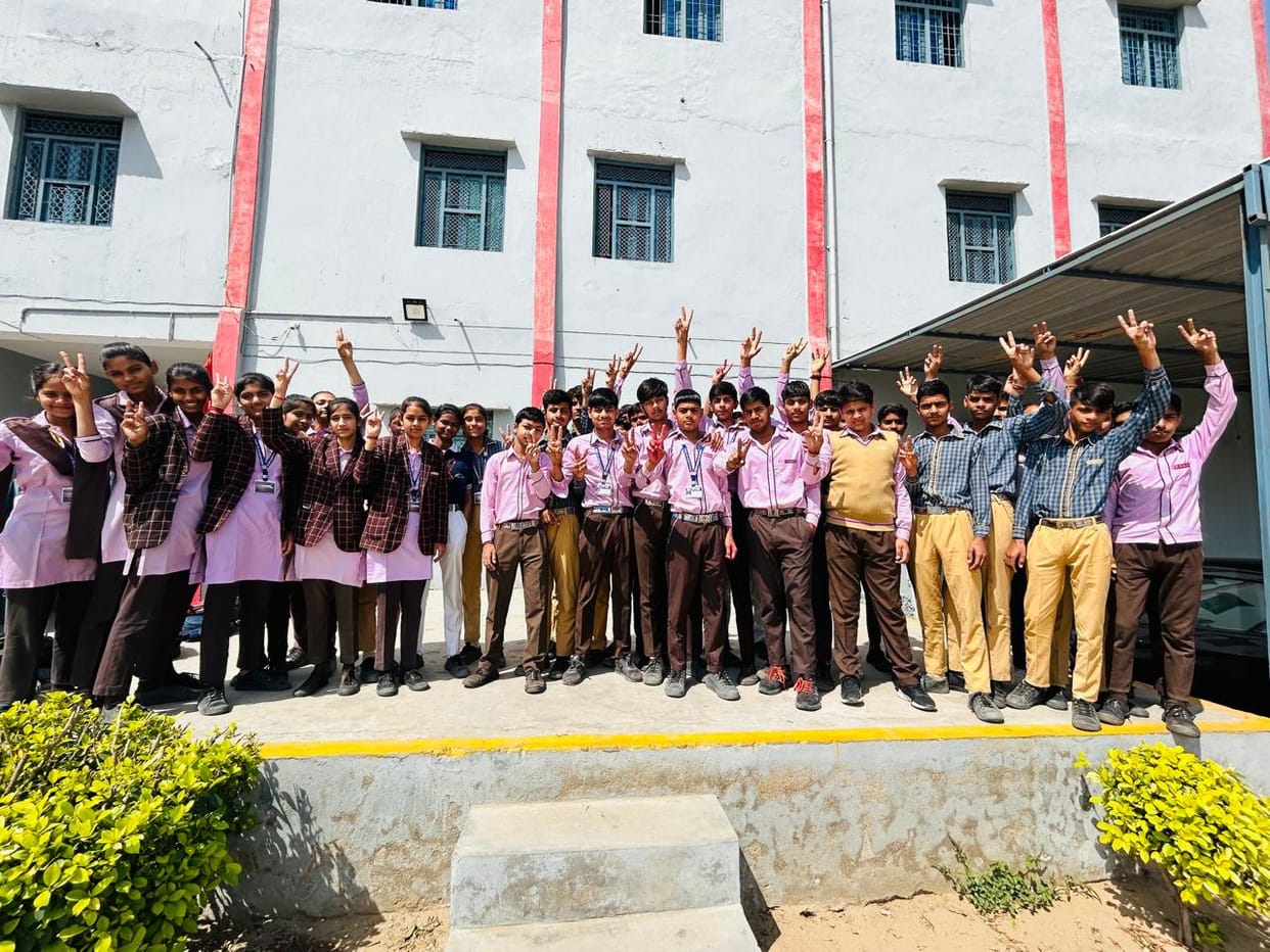 Students who secured positions were honored