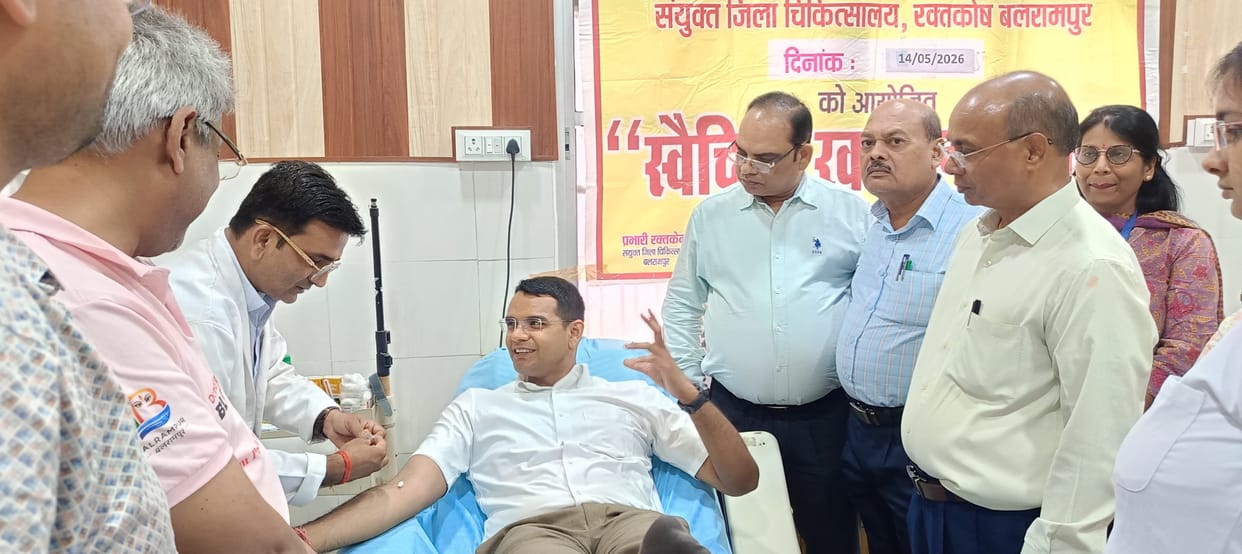 15 people including the DM donated blood