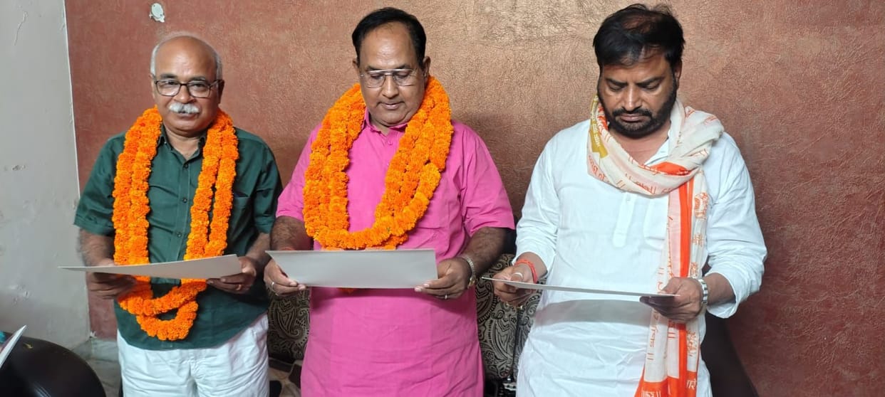 The newly elected office bearers of BCDA were sworn in.