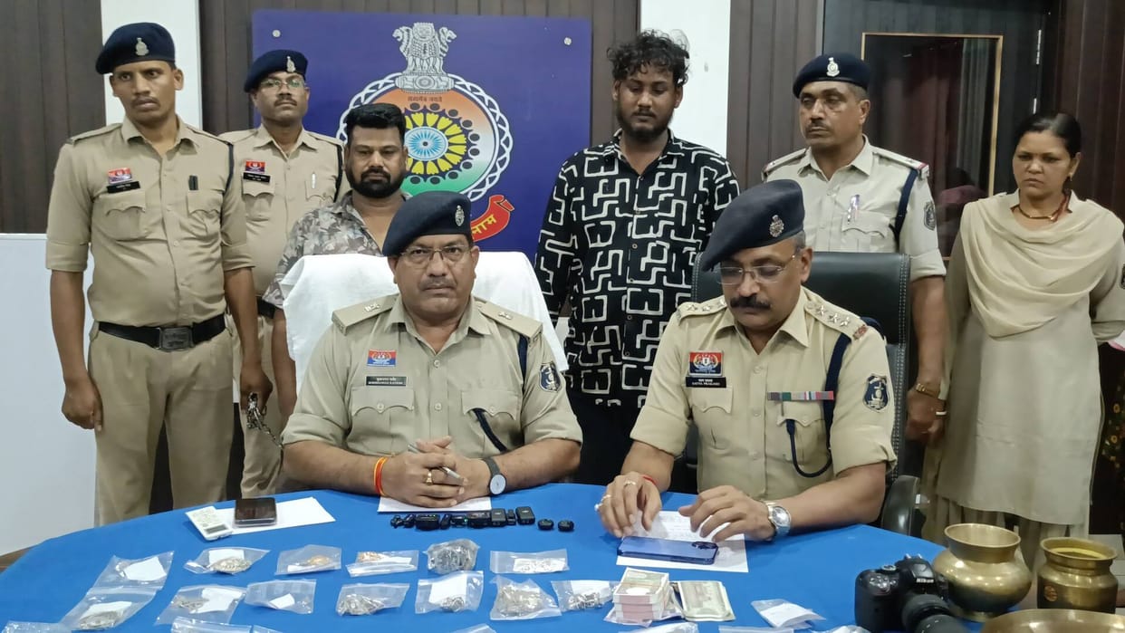 Inter-state gang targeting vacant houses in Durg busted four accused arrested.