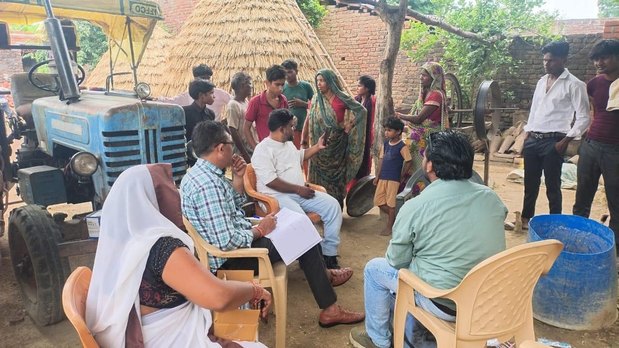 A public meeting was held in Puraina Basei village, where 20 ARV vaccines were administered to the villagers.