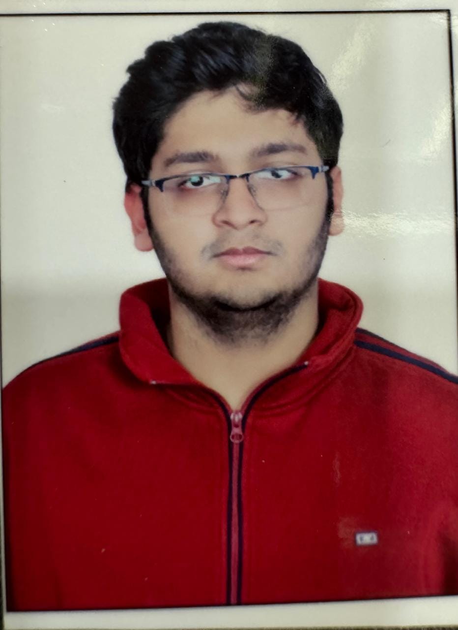 Vedant Agarwal topped the school