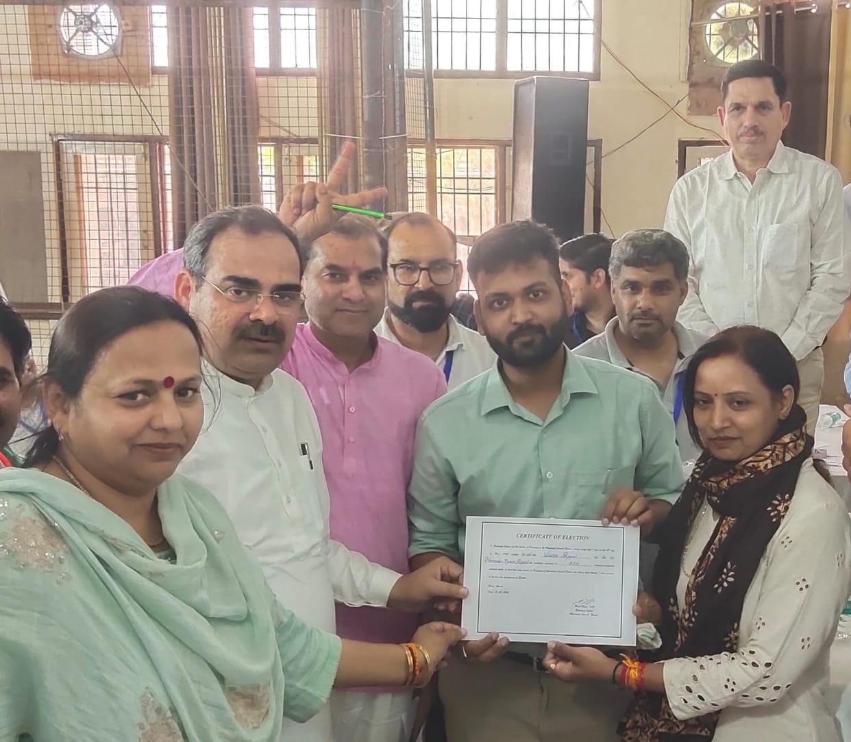 BJP's Vinita Peepal won the Rewari Municipal Council elections by 21,455 votes.