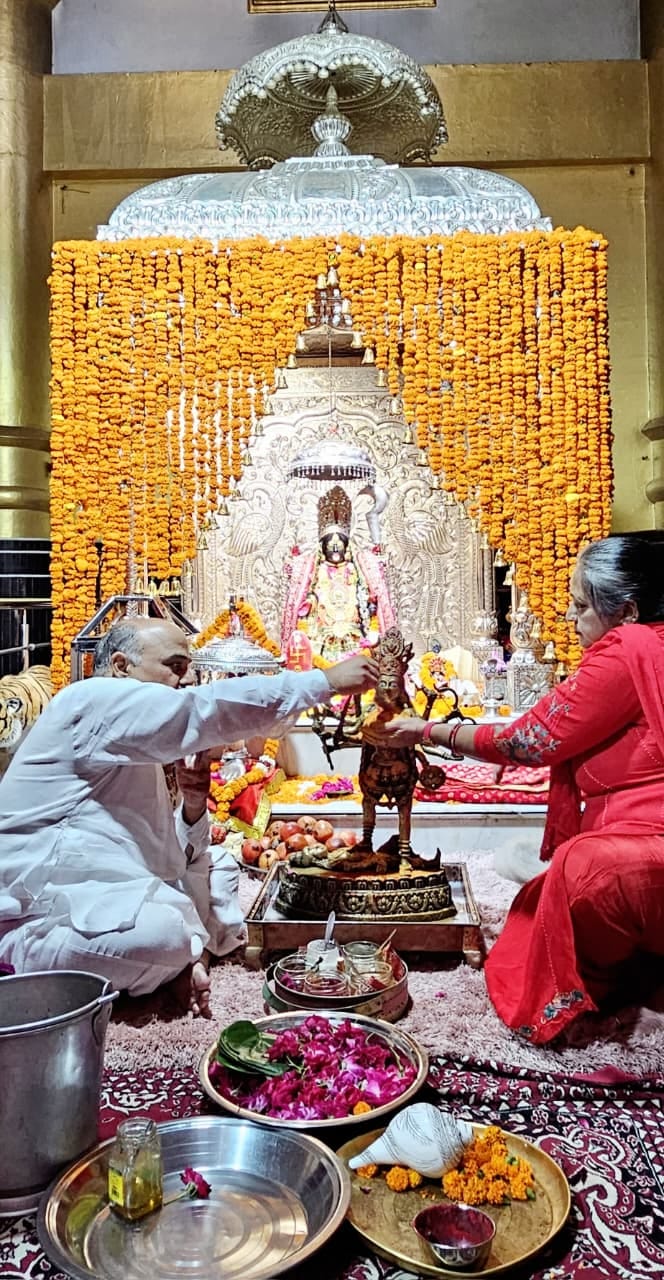 Special worship is performed at the Bhadrakali Shaktipeeth on Bhadrakali Ekadashi.