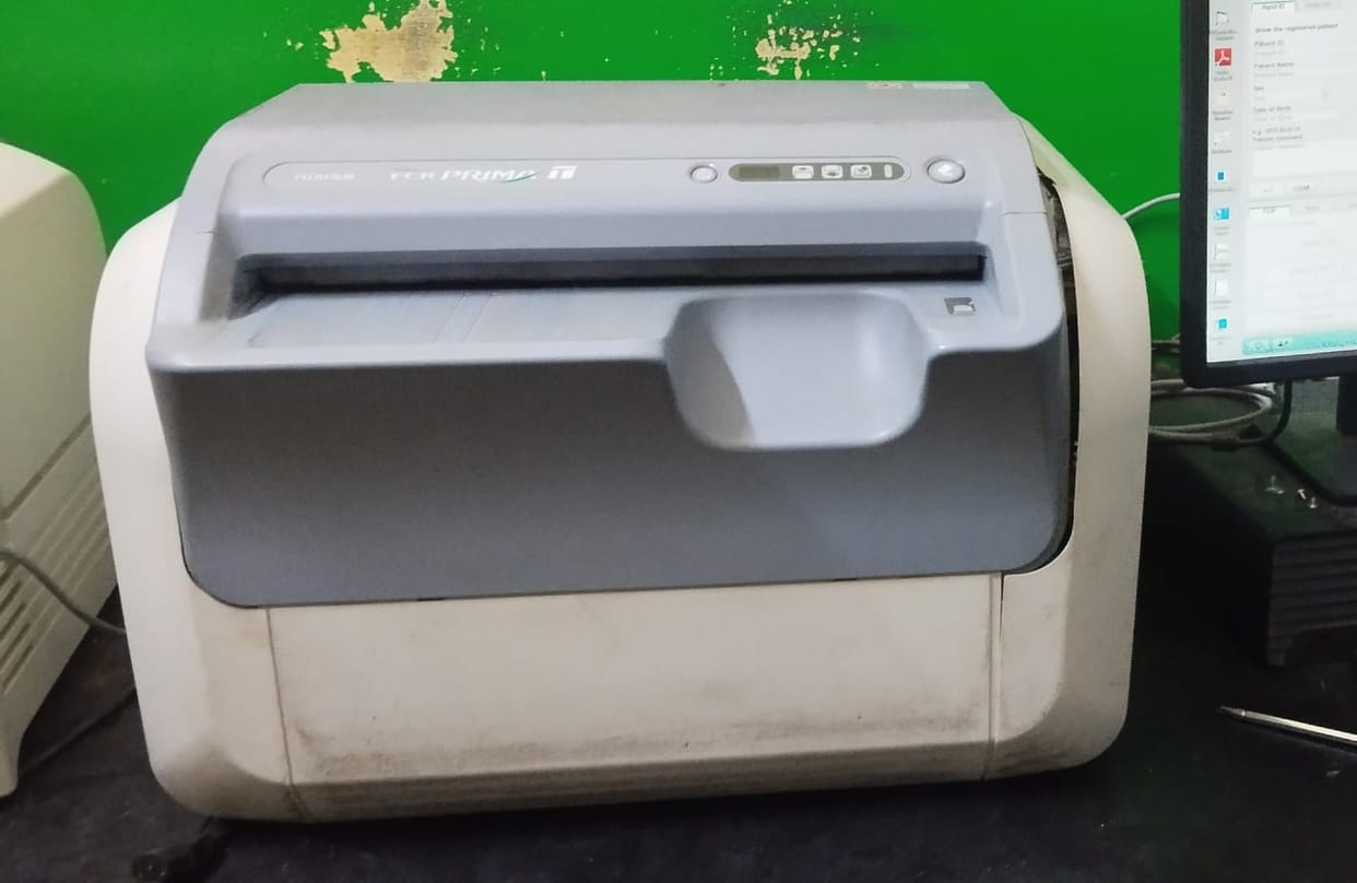 The cassette reader of the X-ray machine installed in the hospital got damaged