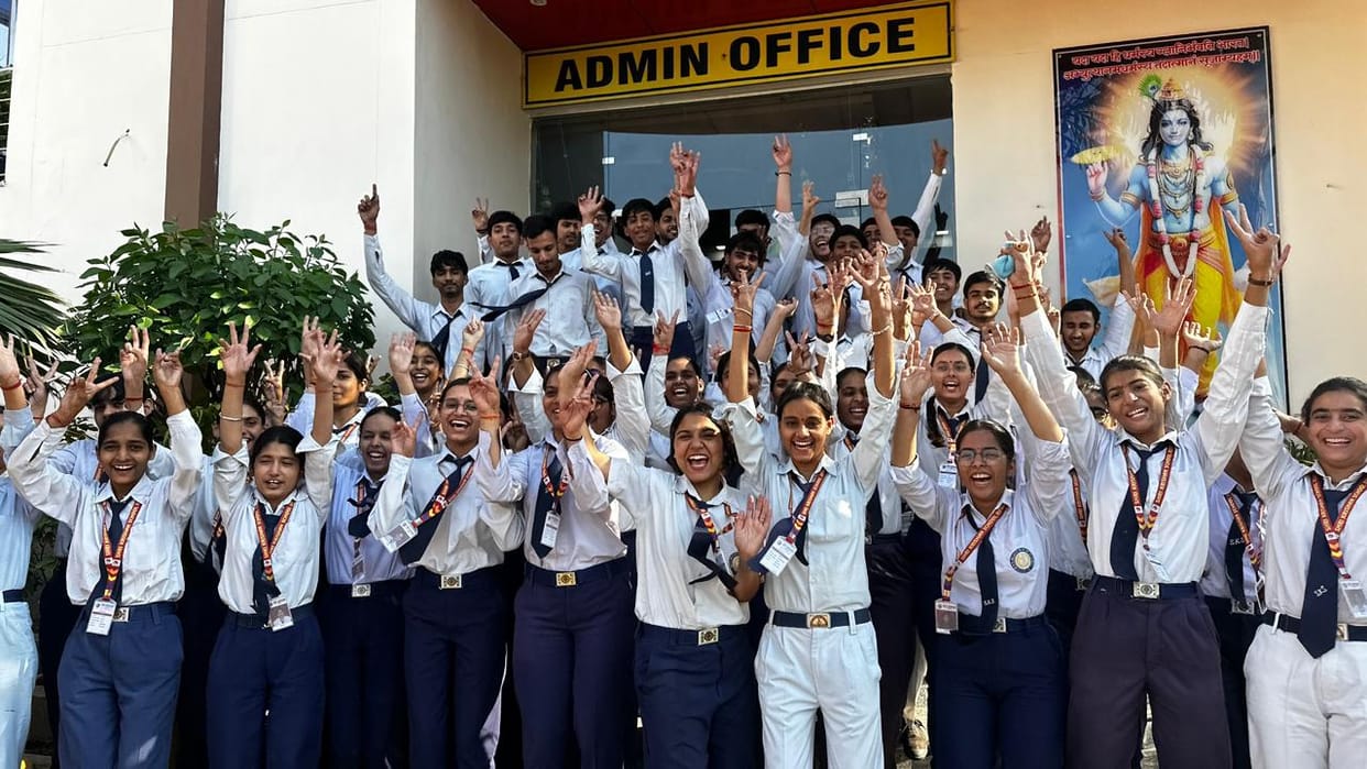 55 students of Sri Krishna Senior Secondary School secured place in the merit list.