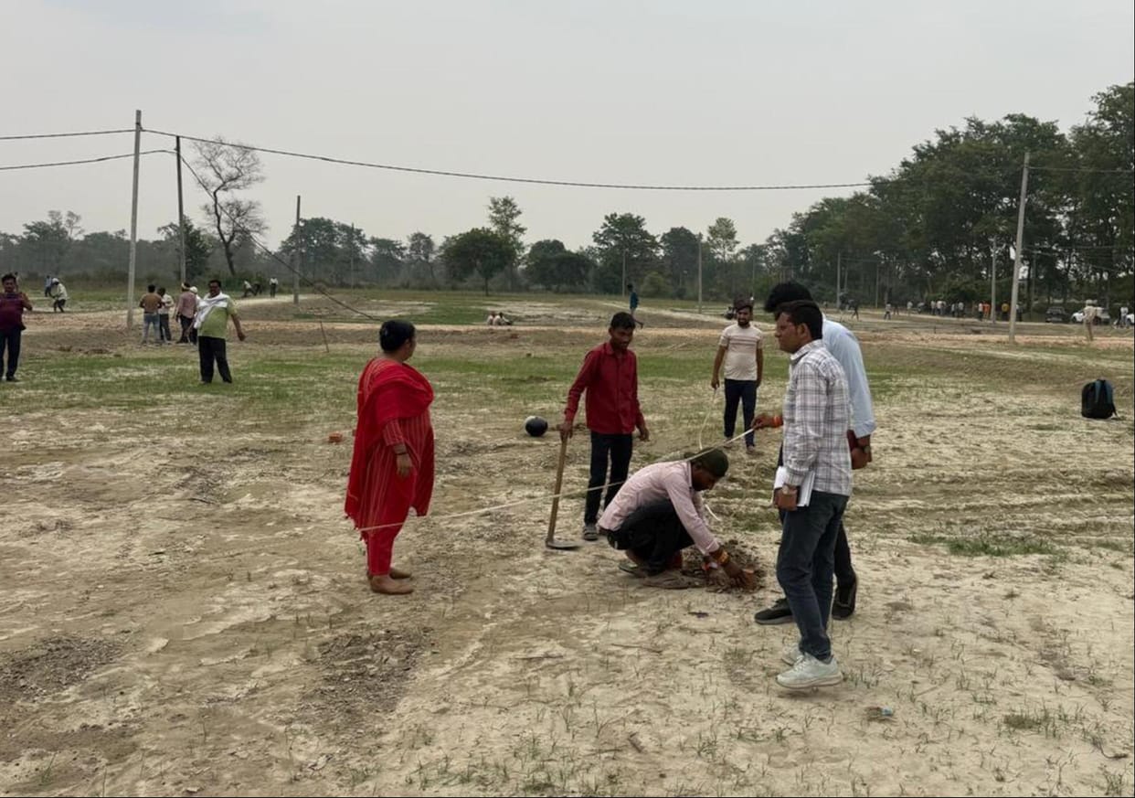 Bharatpur rehabilitation accelerates, foundation digging begins for 100 houses