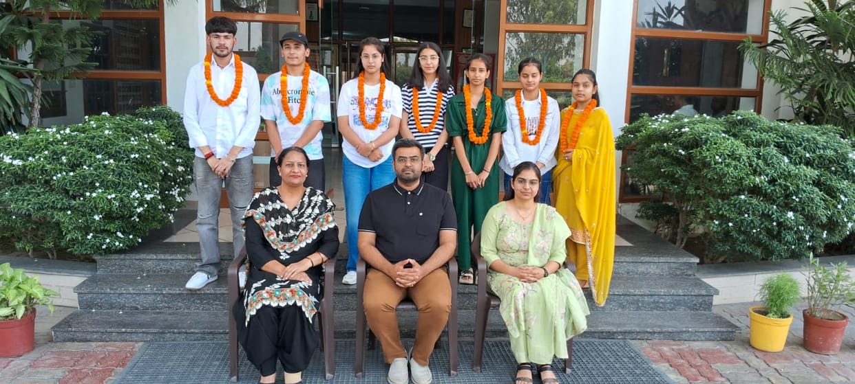 Sejal stood first in the school by scoring 95 percent marks in the science stream.