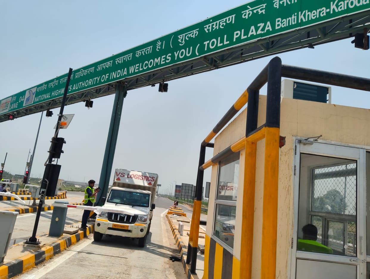 Toll fee starts at Bantikheda Plaza