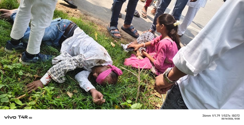 Father and daughter injured in car collision