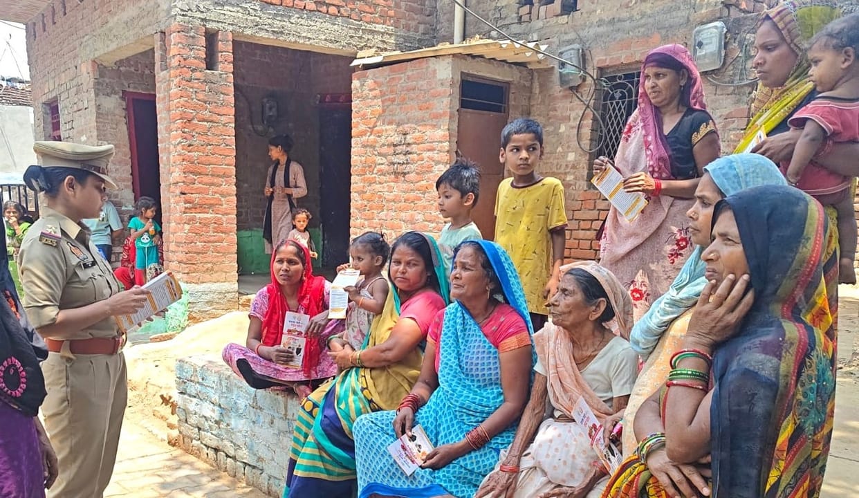 Women and girls were sensitized through community gatherings.