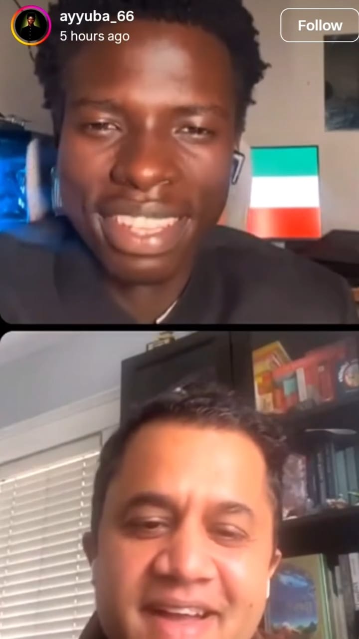 You are from Nigeria, I was from Uganda in the movie 3 Idiots