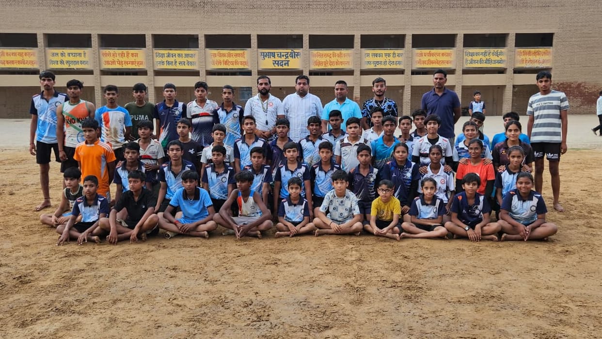 Sports preparations and facilities were reviewed at Kho-Kho Nursery