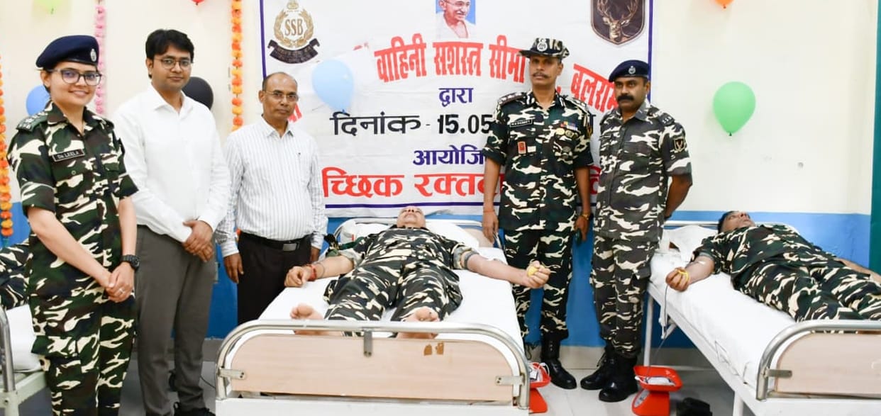 36 soldiers donated blood at SSB headquarters