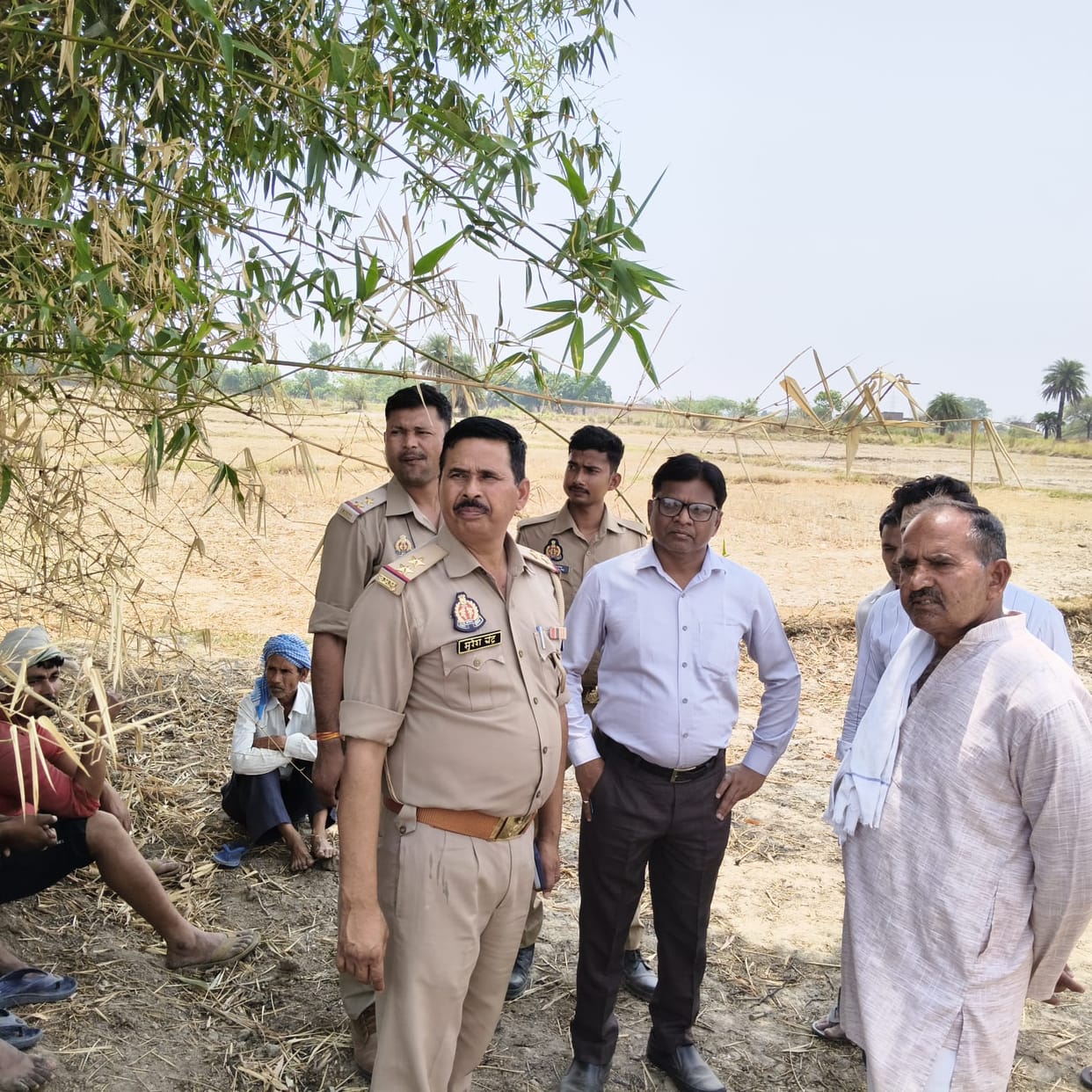 There was a commotion outside the house when the body was asked to be buried.