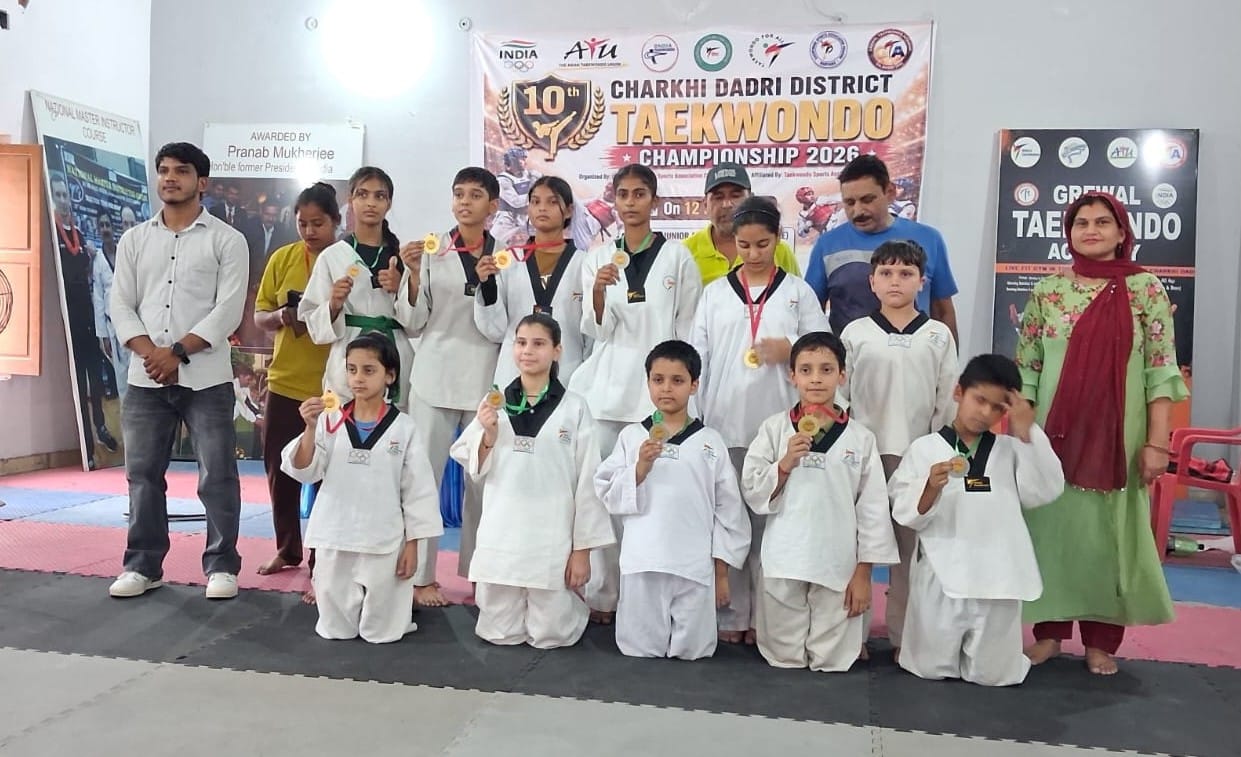 10th District Level Taekwondo Championship held, Grewal Academy emerged victorious