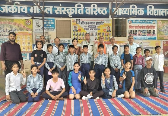 Piyush, Honey and Anshita first in Yoga Olympiad