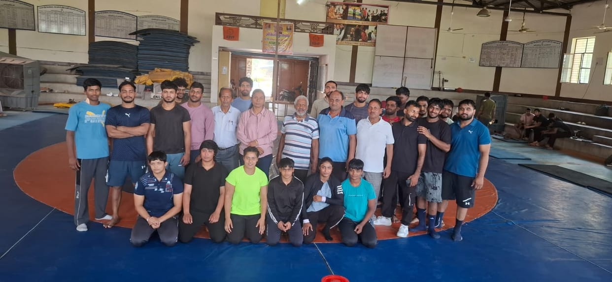 Meerut's team was selected for the wrestling competition