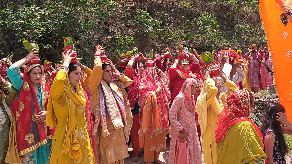 bhagvat katha in mohtu village