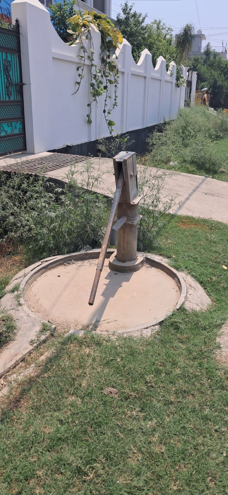 Government hand pumps are rebored on paper, leaving passersby scrambling to quench their thirst in the summer heat.