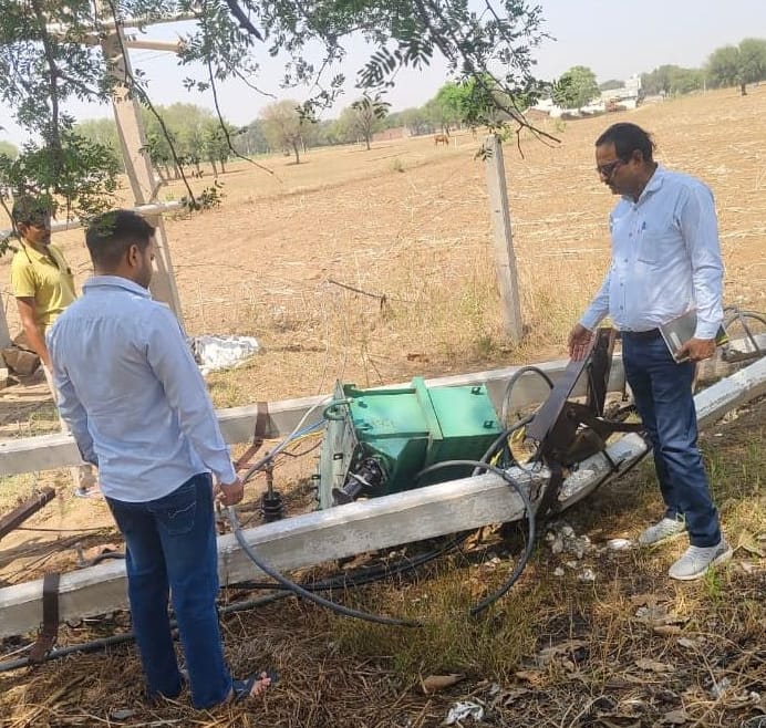 Storm caused the collapse of transformers and the collapse of 50 electricity poles, with losses estimated at Rs 6 lakh.
