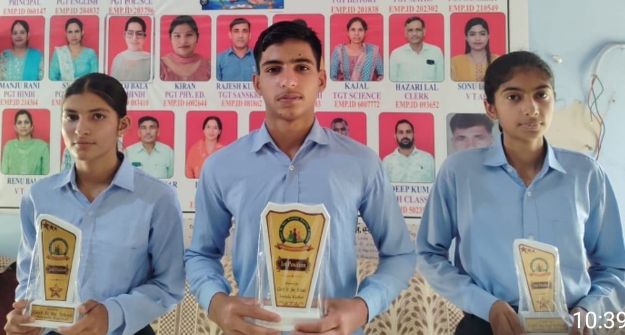 Students of Government School Shimla dominate at the block level