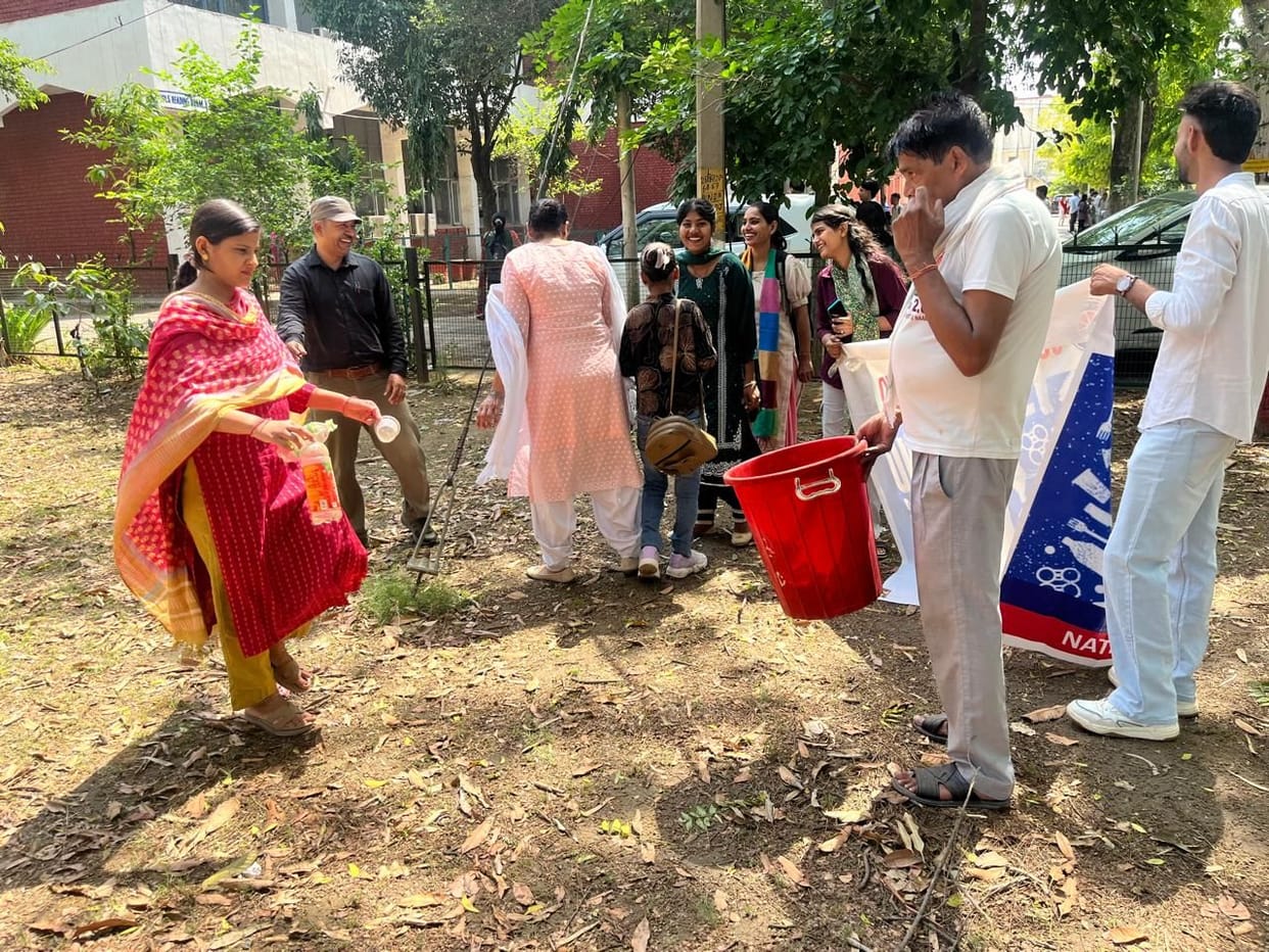 NSS Students Launched a Plastic-Free Campaign