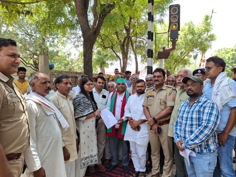 Railways Initiates Bridge Construction Work; Farmers' Sit-in Ends