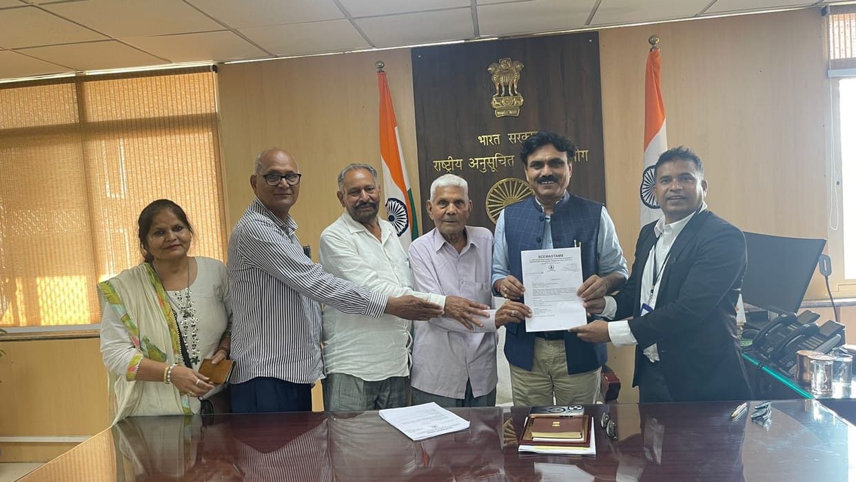 Raised voice for the rights of Scheduled Caste society
