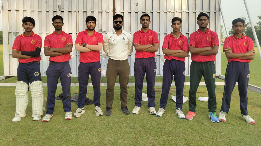 Seven players selected in district level team