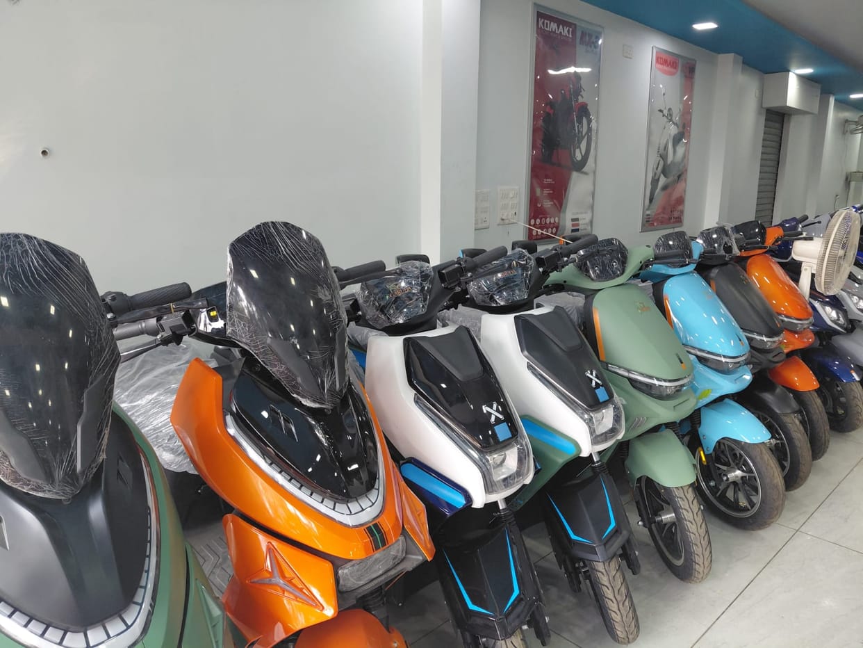 Electric scooters have gained momentum due to rising petrol prices.