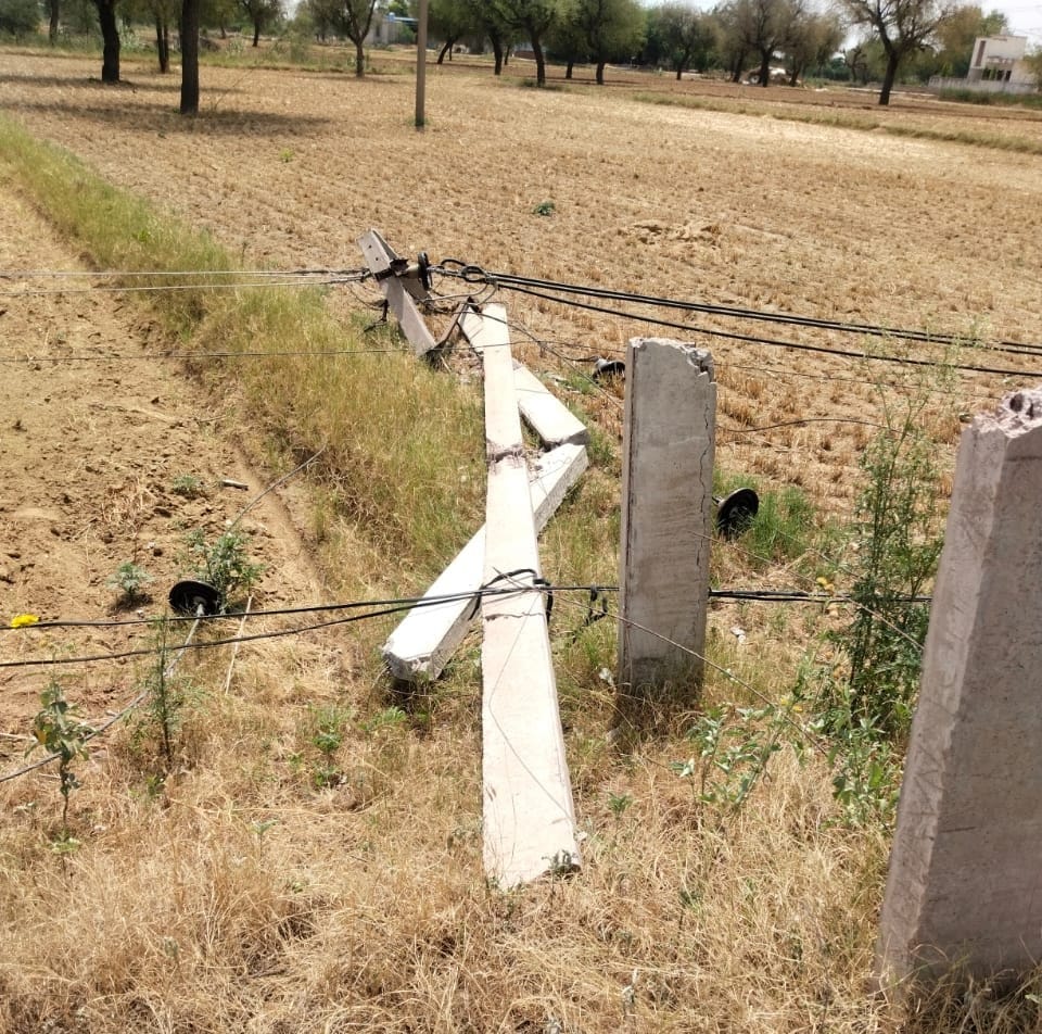 Strong Storm Damages Wires and Poles; 557 Consumers File Complaints