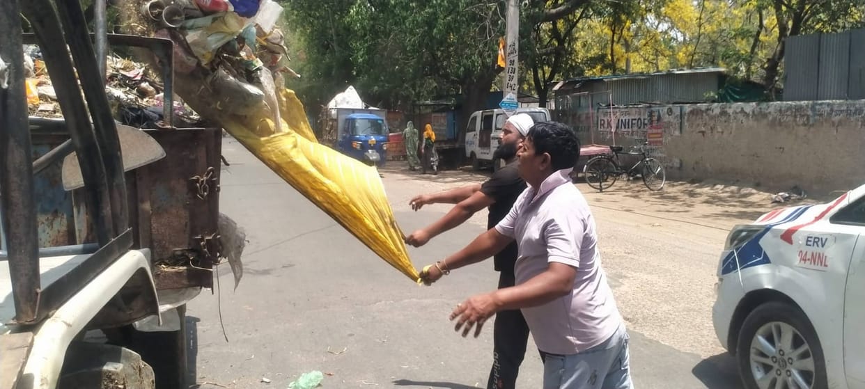 70 workers engaged in cleaning after the strike, cleared 80 tons of garbage in two days
