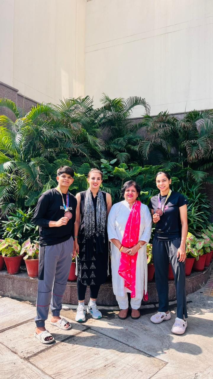 Two daughters of GVM won bronze medals in Taekwondo Championship