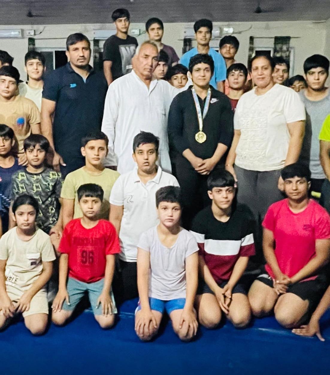 Bipasha shines with a golden shot, Senior National Ranking Wrestling winner welcomed in the arena