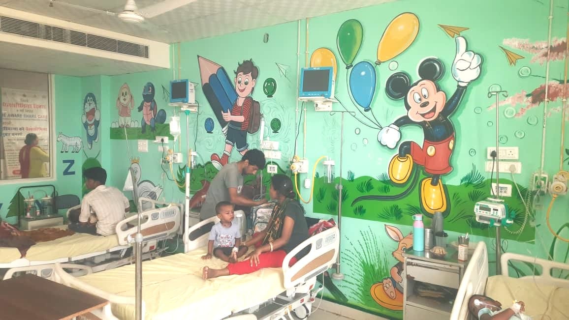 Arrangements have also been made to entertain children in the NICU ward
