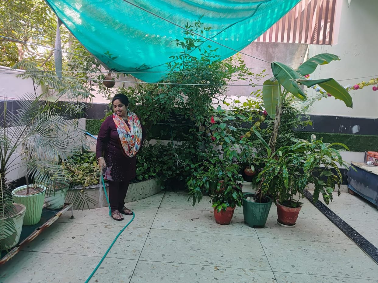 Neelam's Green Revolution... Transforming Schools and Homes into Vibrant Green Models Over 20 Years