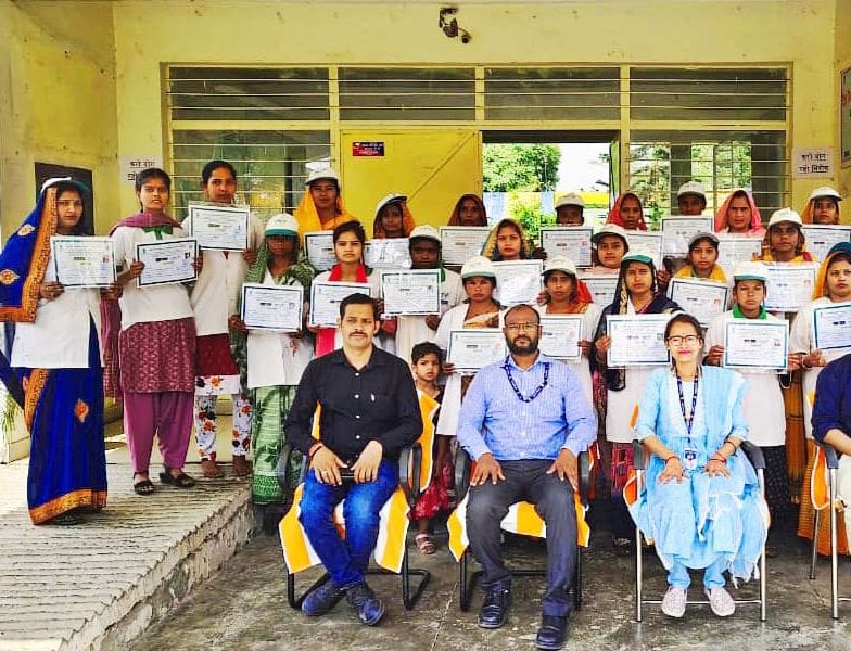 Village girls learn new earning skills