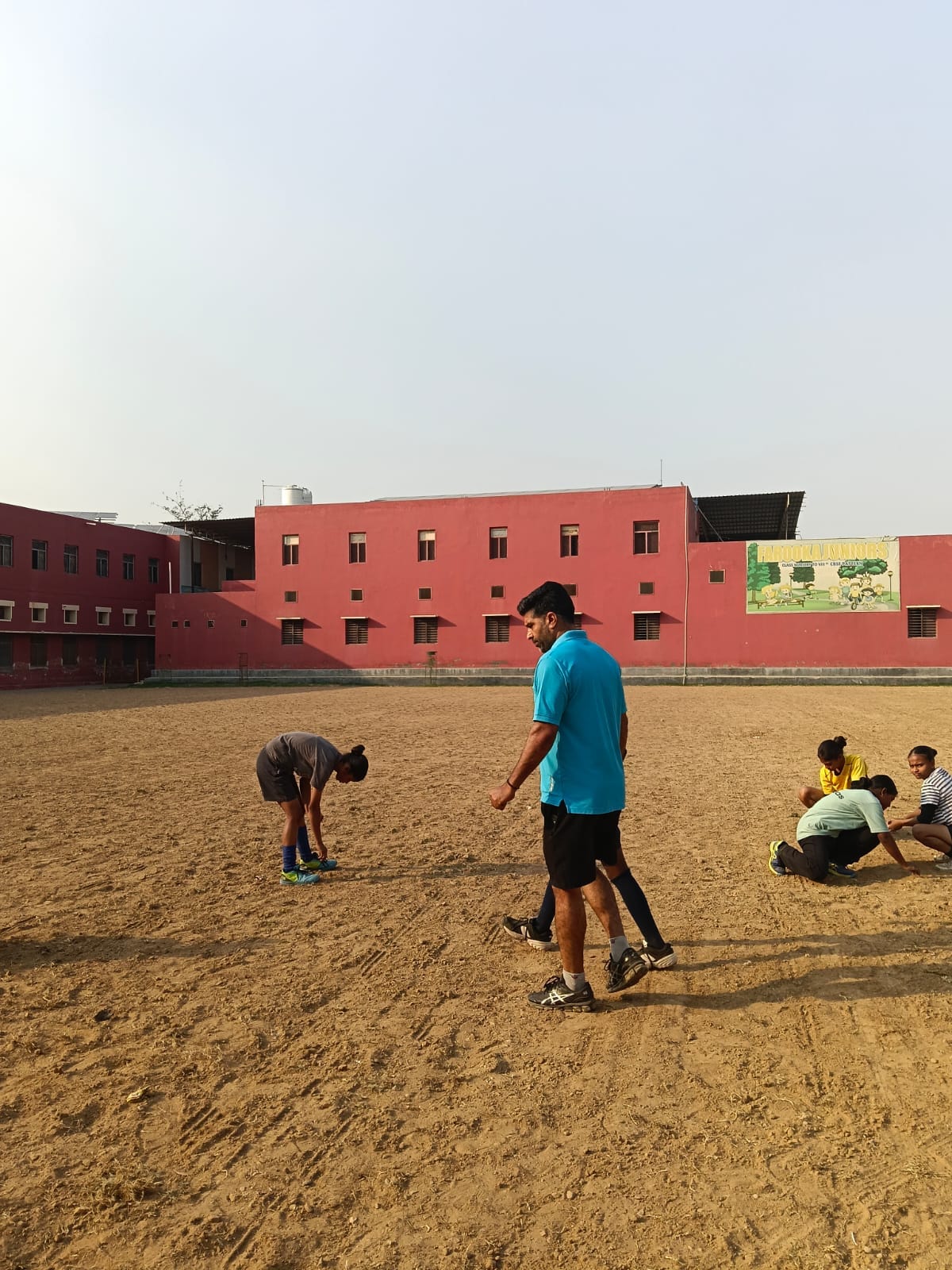 The talent of the players will be enhanced, a hockey ground is being prepared in Farukh Khalsa School.