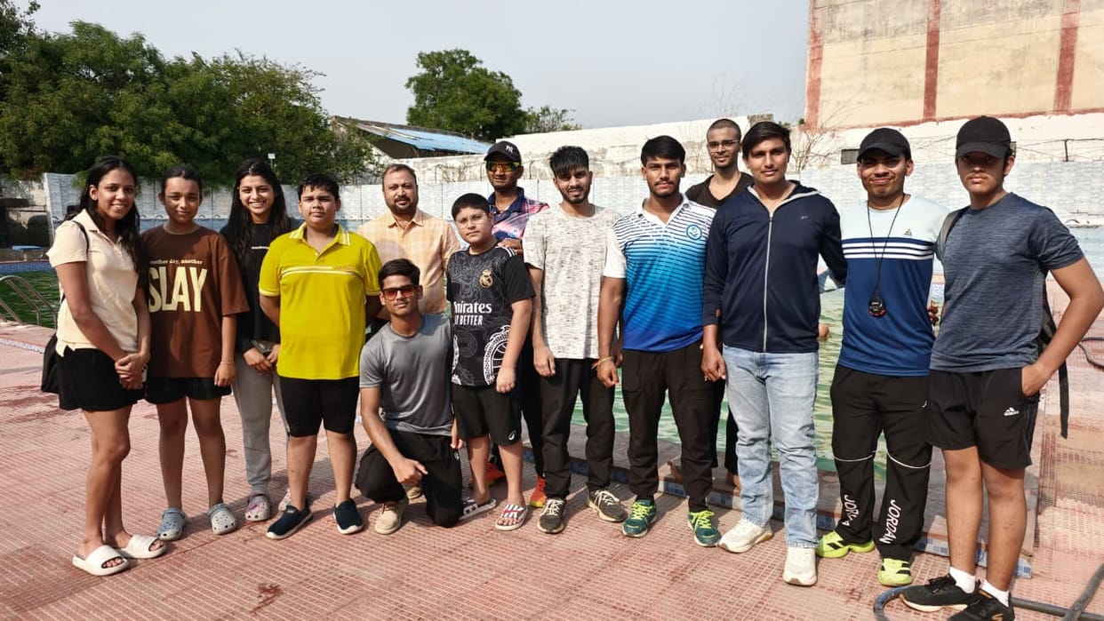 Agra swimmers will showcase their talent in Lucknow, the team has been selected.