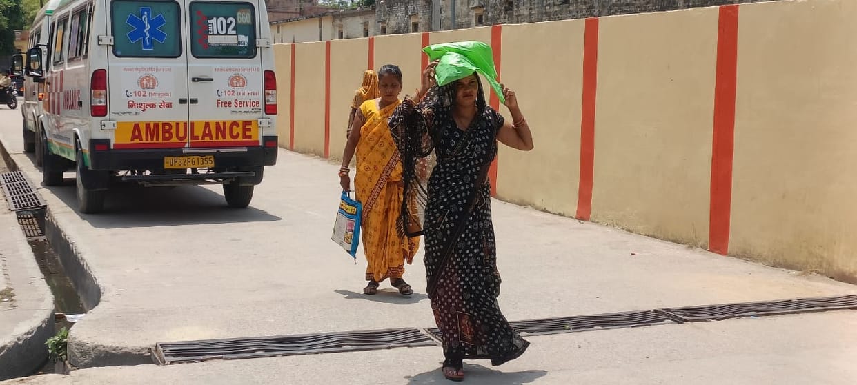 mainpuri news heat wave