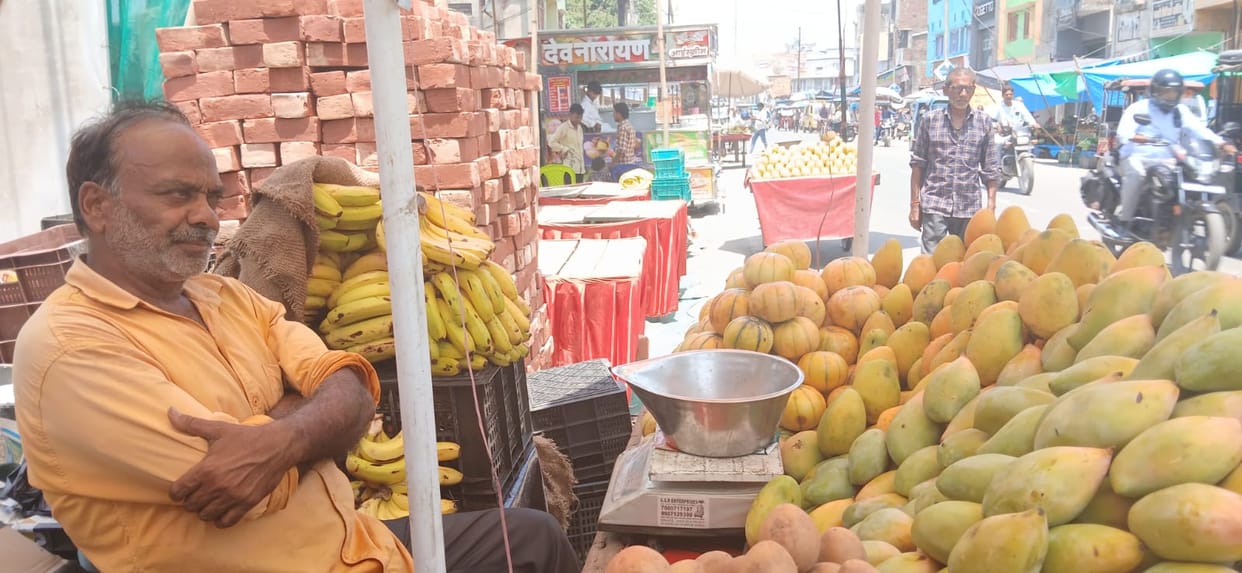 The aroma of Madras mangoes fills the market, local production lags behind
