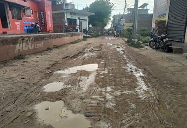 Residents of Madhuban Vihar yearn for a paved road