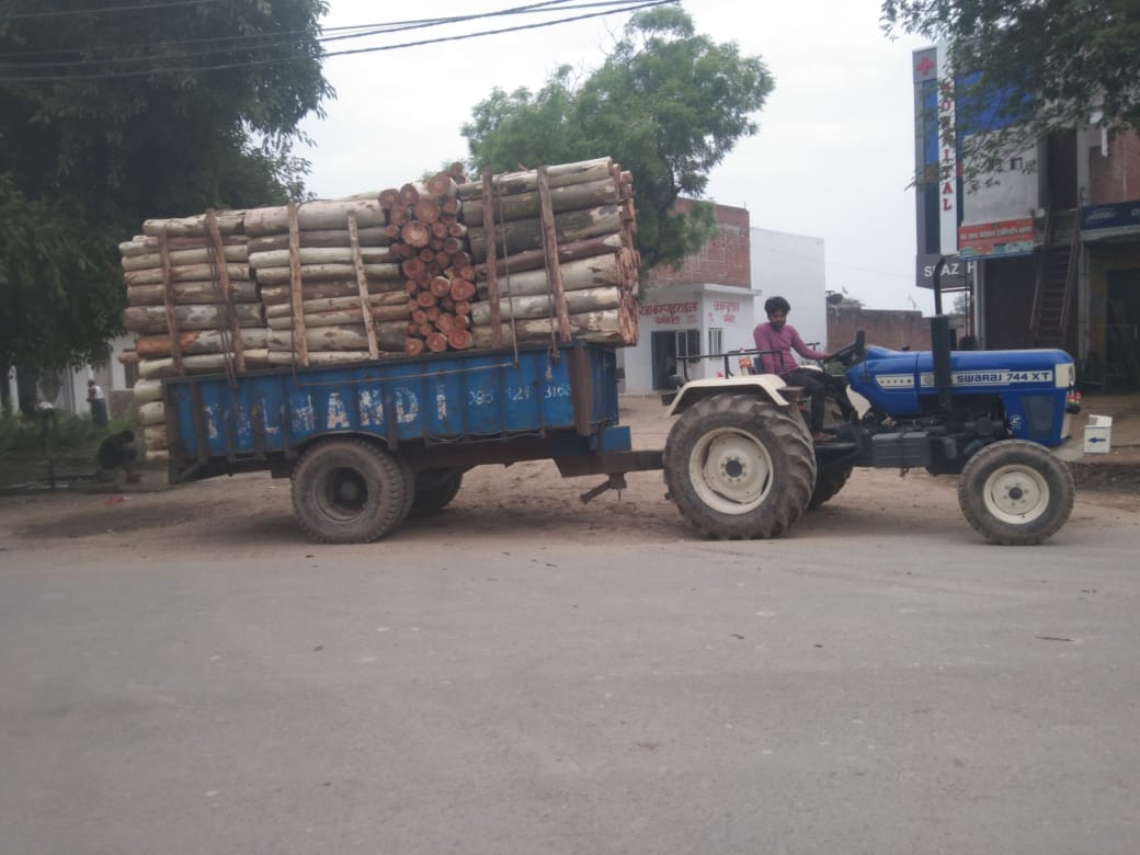 Despite the accident, no action was taken against overloaded tractor-trolleys.