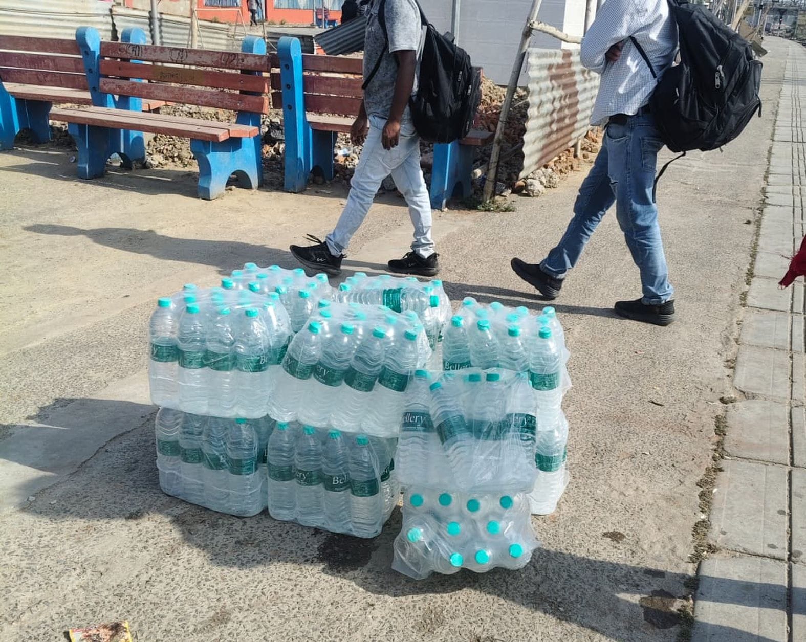 144 Water Bottles Seized from Begampura Express During a Raid