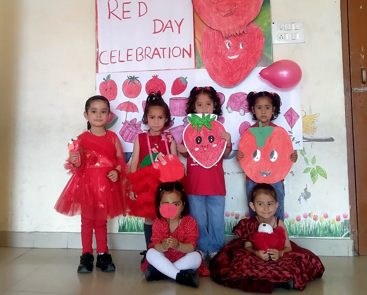 Red Day celebrated at Royal Little Champ School, children showcased their sporting talent
